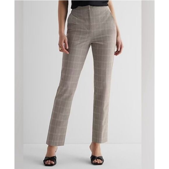 Express Editor Super High waisted Straight Ankle Pants 4S - Picture 1 of 4